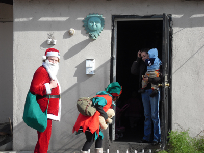 Santa and Elf